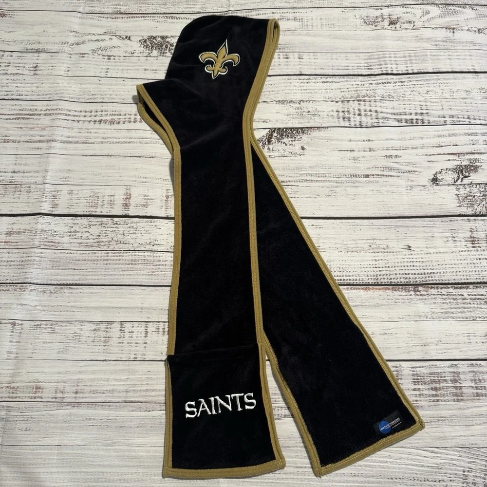 New Orleans‎ Saints NFL Ultra Fleece Hoodie Scarf by Little Earth